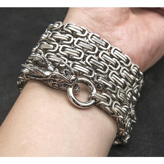 Dragon Bracelet 🐲 Gift Bag Dragon Charm Bracelet Love Dragons Head Fire |  eBay